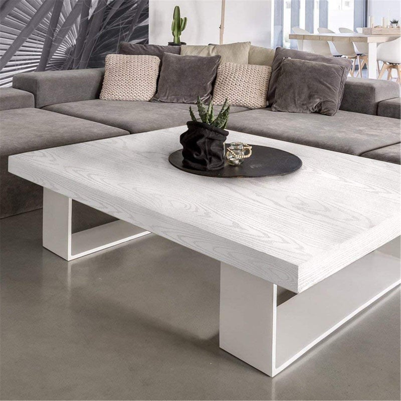 Yancorp Textured White Contact Paper Peel and Stick Wallpaper, White Wood Contact Paper for Cabinets,Pull and Stick Countertops Contact Paper for Countertops Shelf Liner - Image 2